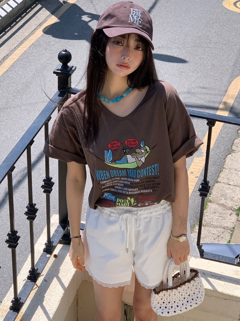 Tarabymotion - Korean Women Fashion - #momslook - Hammock Tee - 7