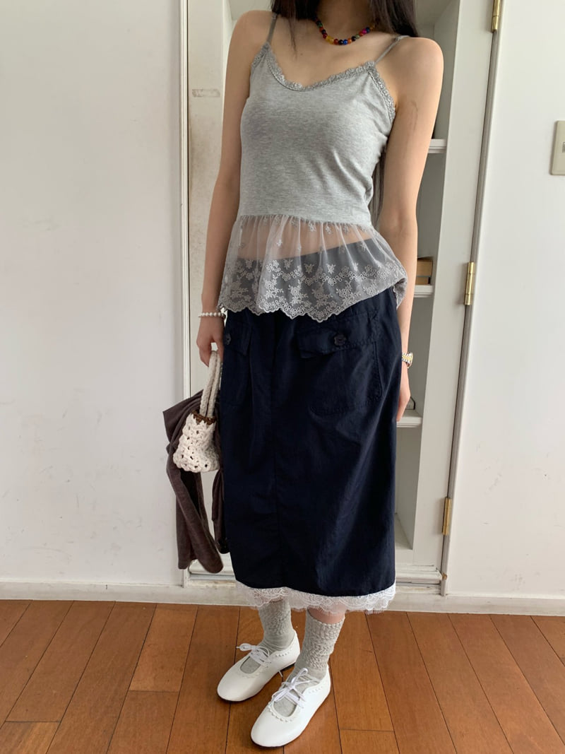 Tarabymotion - Korean Women Fashion - #momslook - Pocket Skirt