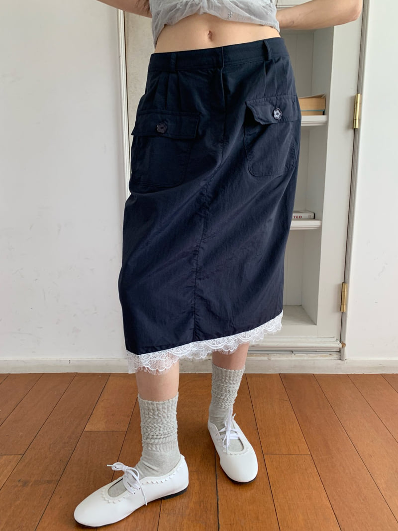Tarabymotion - Korean Women Fashion - #momslook - Pocket Skirt - 5