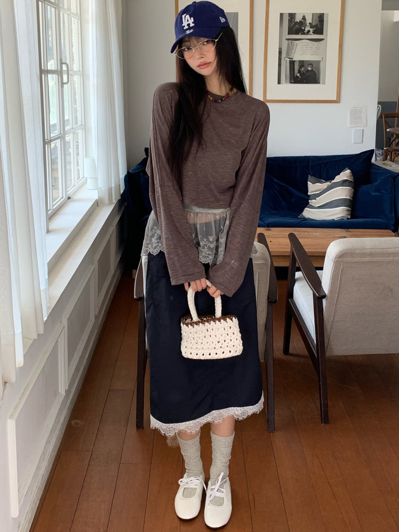 Tarabymotion - Korean Women Fashion - #momslook - Pocket Skirt - 7