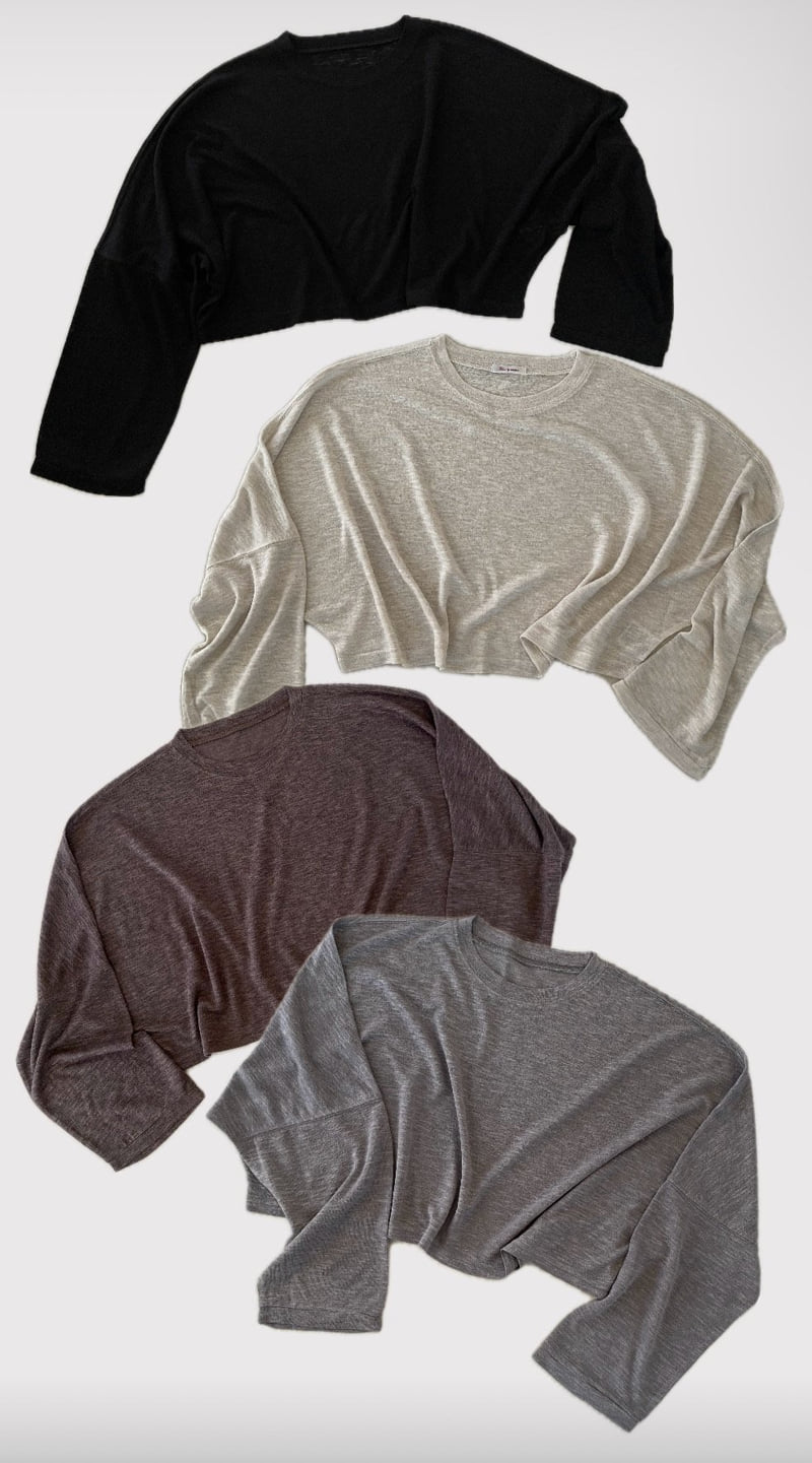 Tarabymotion - Korean Women Fashion - #momslook - Linen Sweatshirt - 12