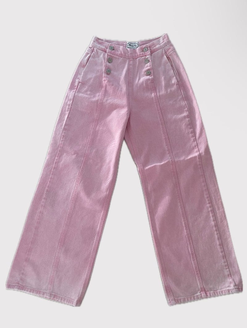 Tarabymotion - Korean Women Fashion - #momslook - Snap Jeans - 9