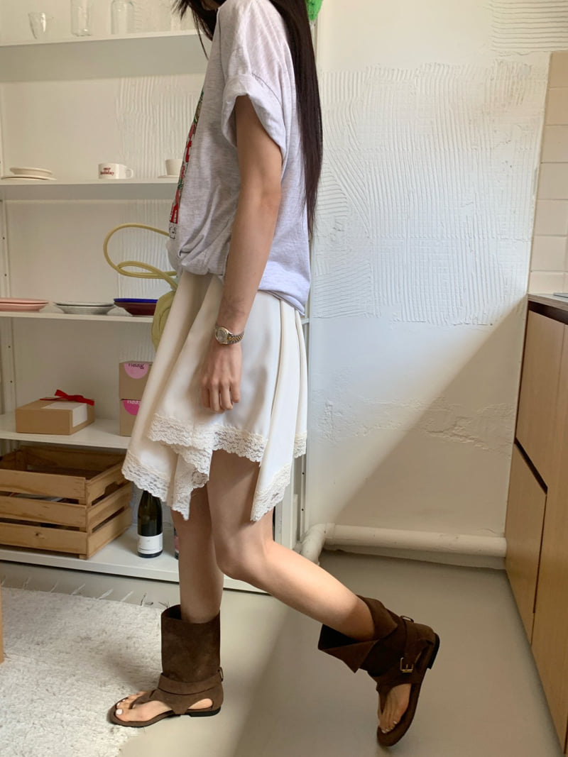 Tarabymotion - Korean Women Fashion - #momslook - Open World Tee - 8