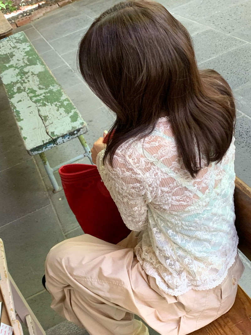 Tarabymotion - Korean Women Fashion - #momslook - Bella Lace Cardigan - 3