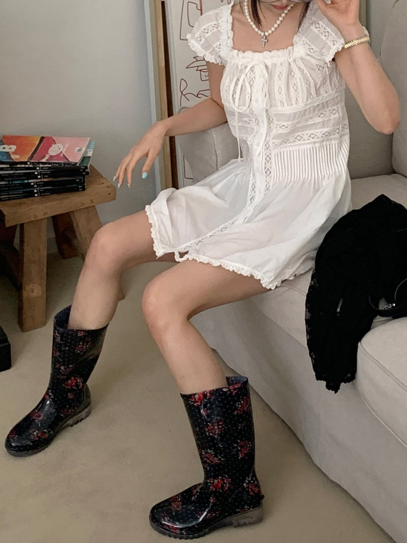 Tarabymotion - Korean Women Fashion - #momslook - French One-piece - 10