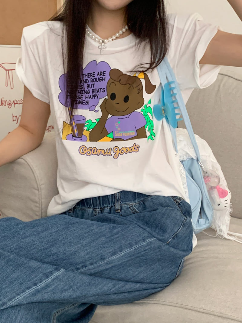 Tarabymotion - Korean Women Fashion - #momslook - Think Pad Tee - 8
