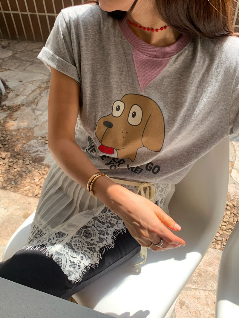 Tarabymotion - Korean Women Fashion - #momslook - Merong Puppy Tee
