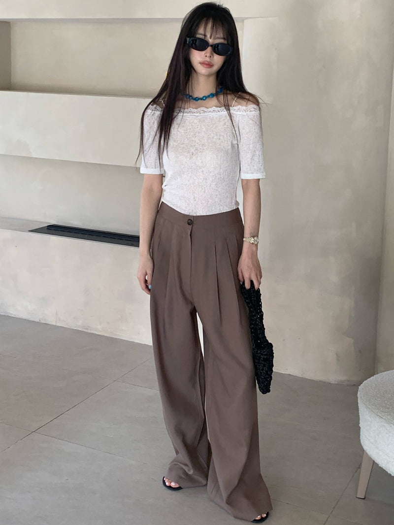 Tarabymotion - Korean Women Fashion - #momslook - Sand Linen Pants - 2