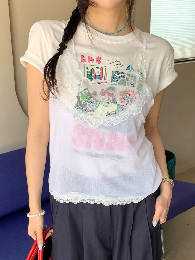 Tarabymotion - Korean Women Fashion - #momslook - Studio Tee - 8
