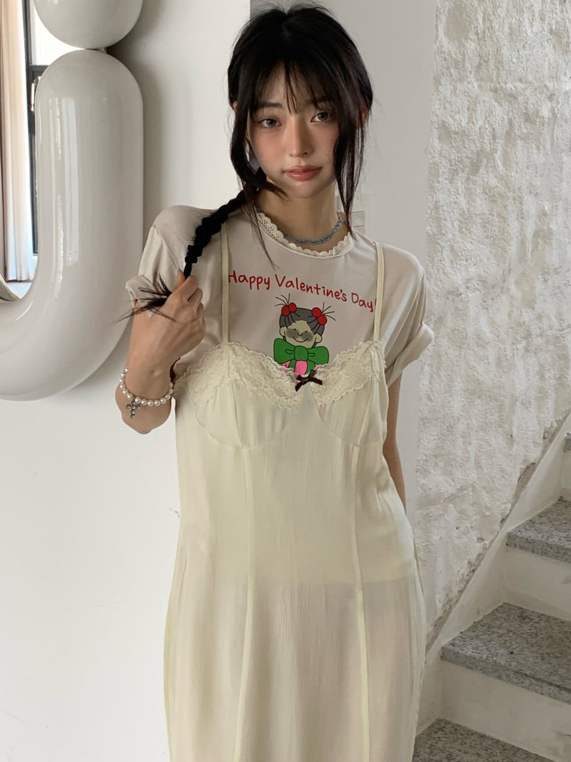 Tarabymotion - Korean Women Fashion - #momslook - Valentine Tee - 10