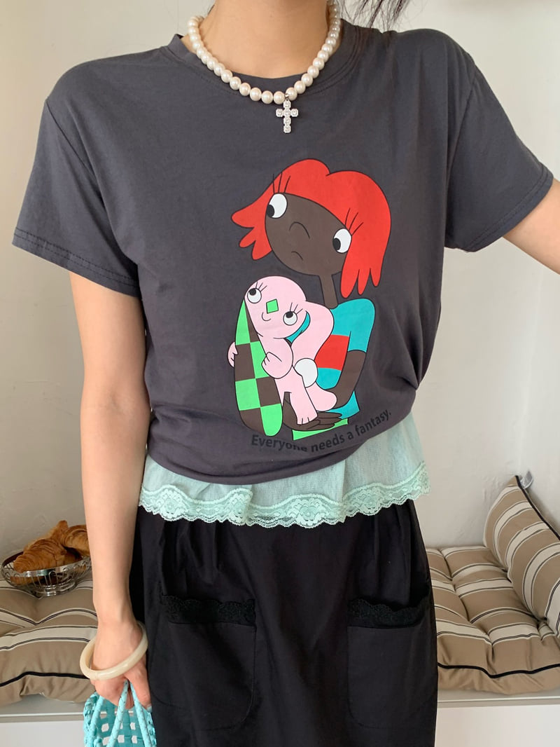 Tarabymotion - Korean Women Fashion - #momslook - Needs Tee - 8