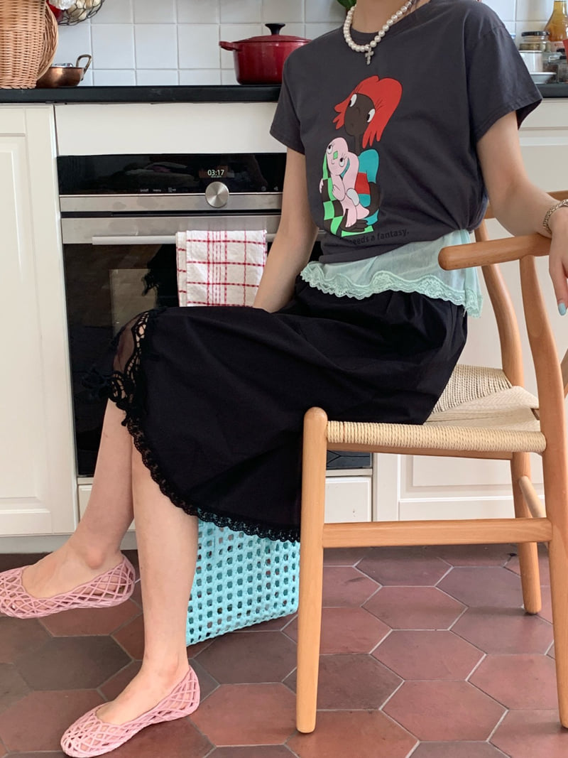 Tarabymotion - Korean Women Fashion - #momslook - Apron Skirt - 3