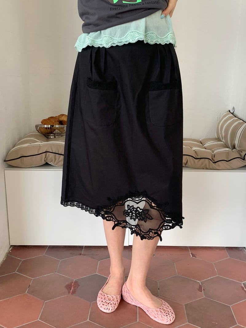 Tarabymotion - Korean Women Fashion - #momslook - Apron Skirt - 5
