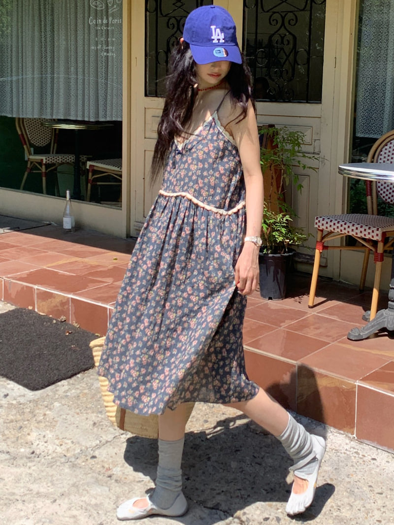 Tarabymotion - Korean Women Fashion - #momslook - Rose Combo One-piece - 2