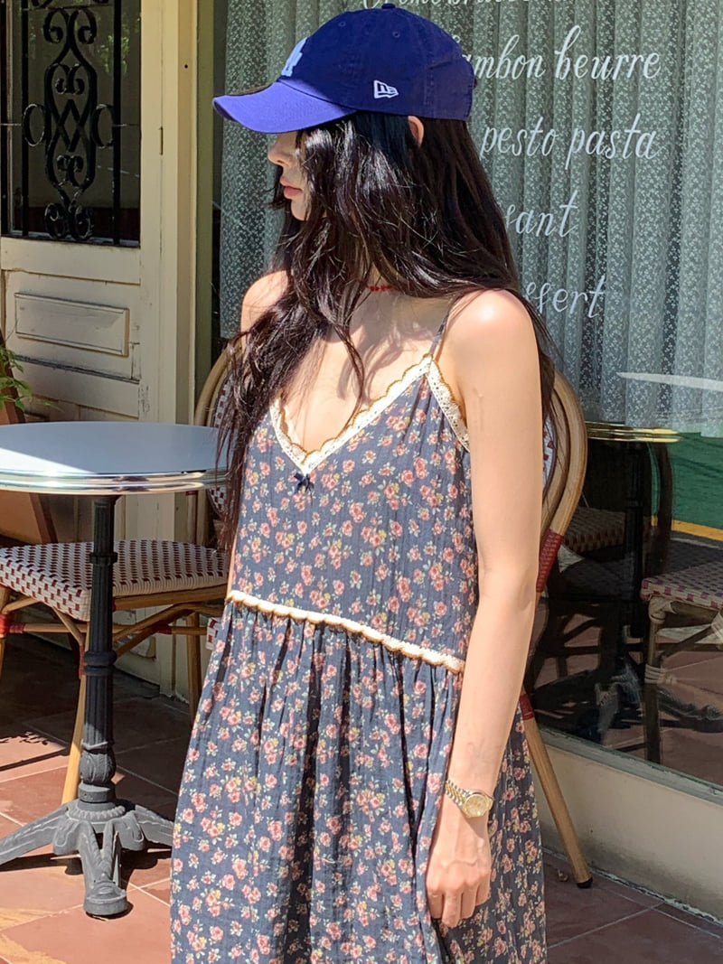 Tarabymotion - Korean Women Fashion - #womensfashion - Rose Combo One-piece - 4
