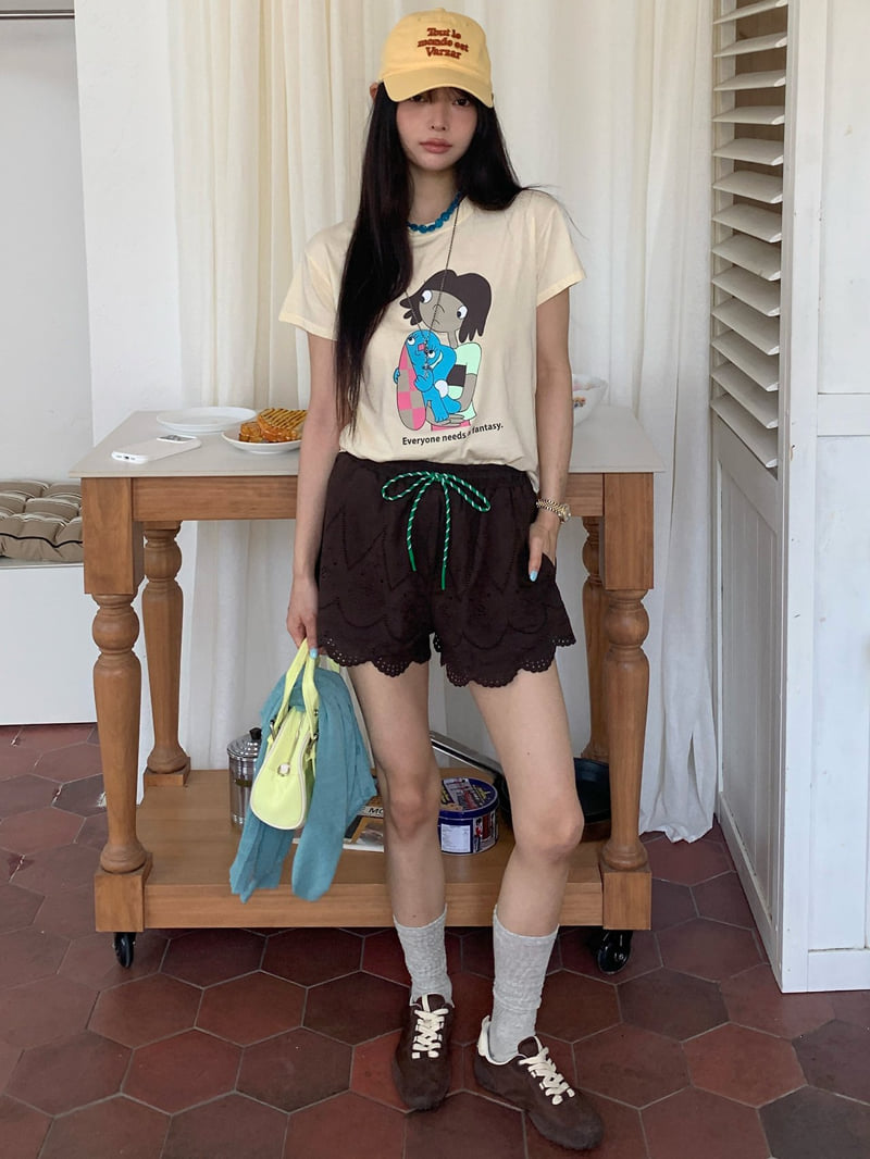 Tarabymotion - Korean Women Fashion - #momslook - Body Shorts - 7