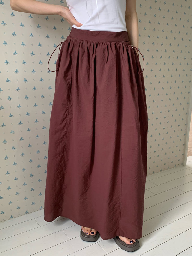 Tarabymotion - Korean Women Fashion - #momslook - Puff Long Skirt - 5