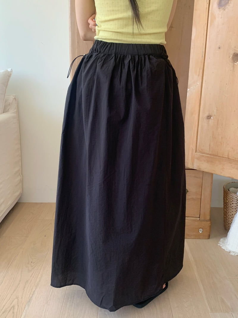 Tarabymotion - Korean Women Fashion - #momslook - Puff Long Skirt - 7