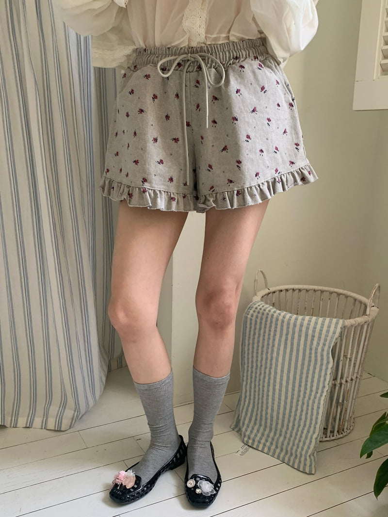 Tarabymotion - Korean Women Fashion - #momslook - Frill Shorts - 5