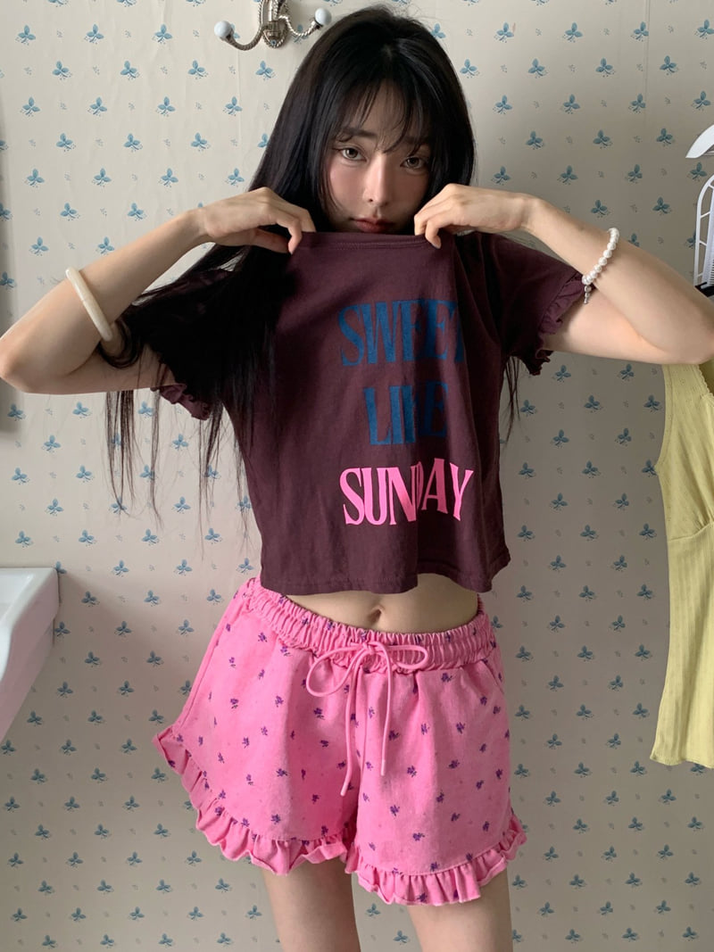 Tarabymotion - Korean Women Fashion - #momslook - Frill Shorts - 9