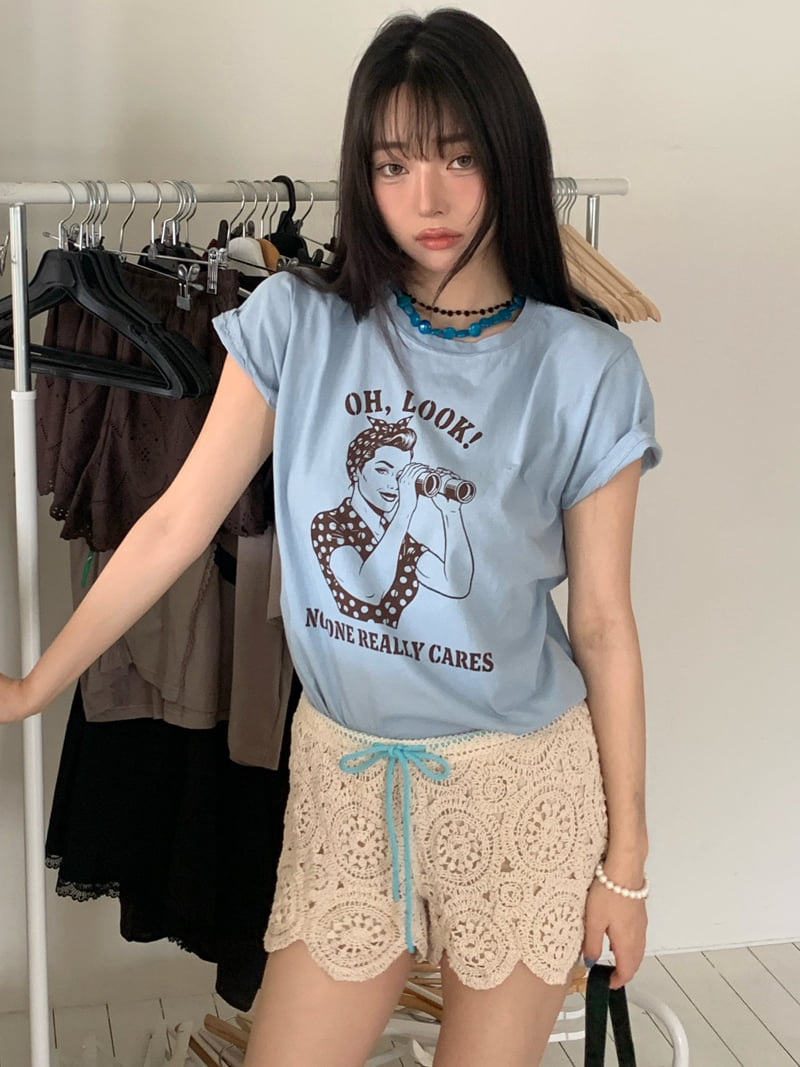 Tarabymotion - Korean Women Fashion - #momslook - Retro Tee - 7