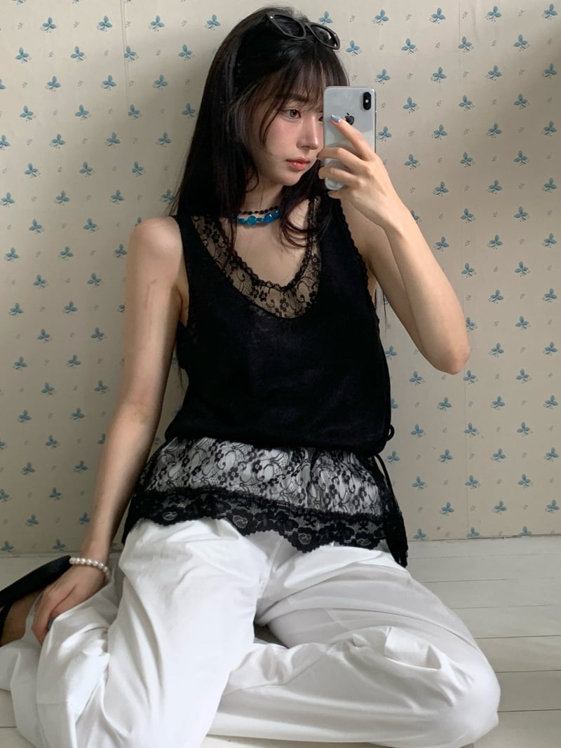 Tarabymotion - Korean Women Fashion - #pursuepretty - Double Lace Necklace - 9