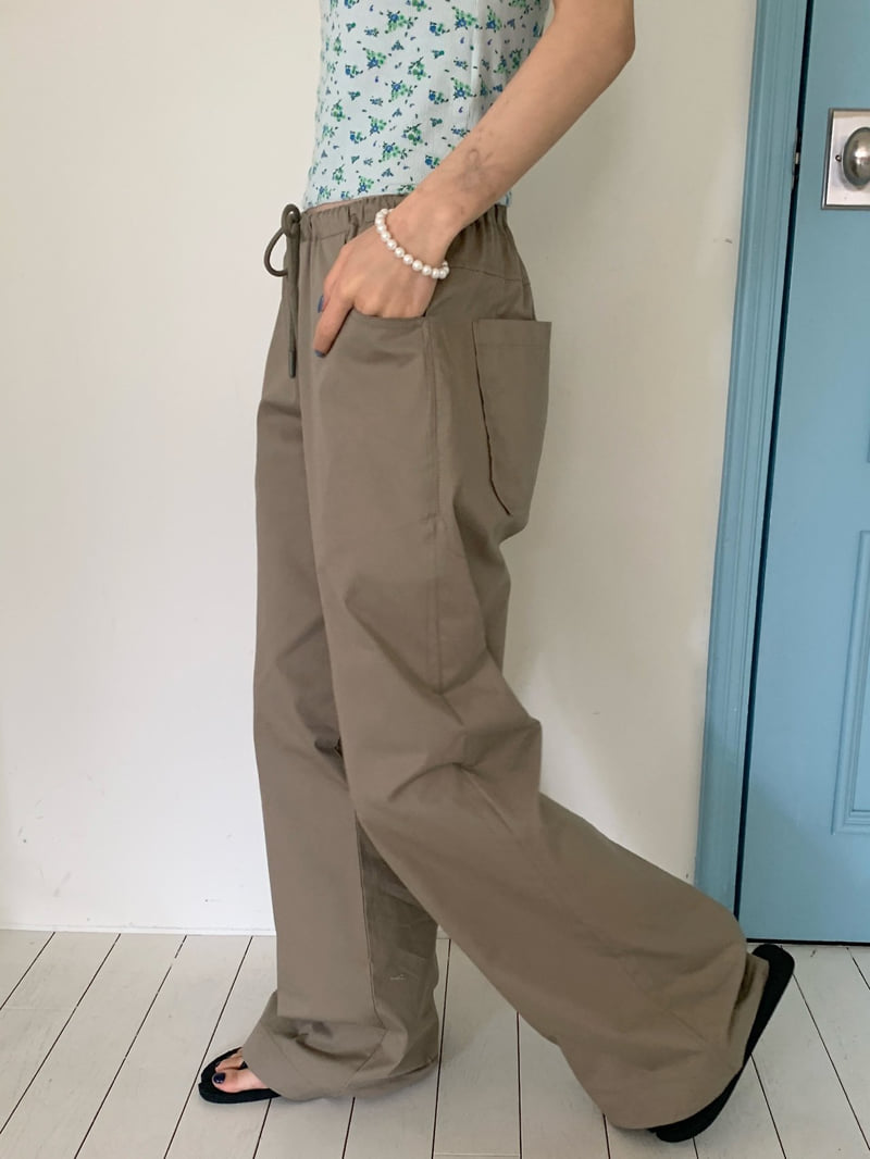 Tarabymotion - Korean Women Fashion - #restrostyle - Beach Free Pants - 7