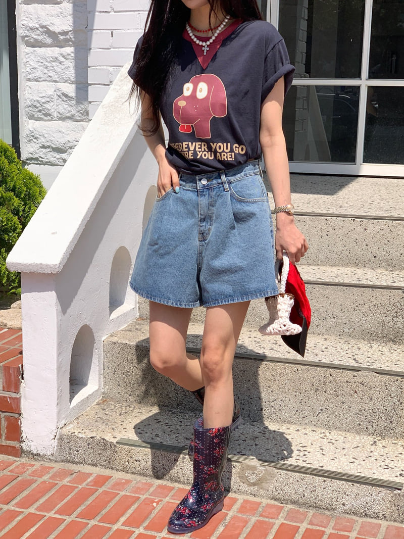 Tarabymotion - Korean Women Fashion - #thatsdarling - Merong Puppy Tee - 11