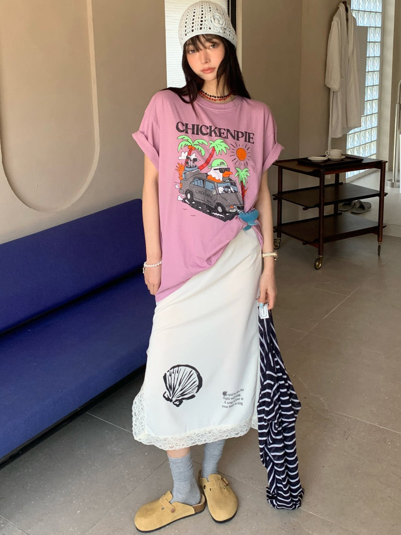 Tarabymotion - Korean Women Fashion - #thatsdarling - Chicken Pie Tee - 8