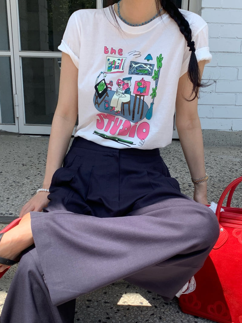 Tarabymotion - Korean Women Fashion - #thatsdarling - Studio Tee - 6