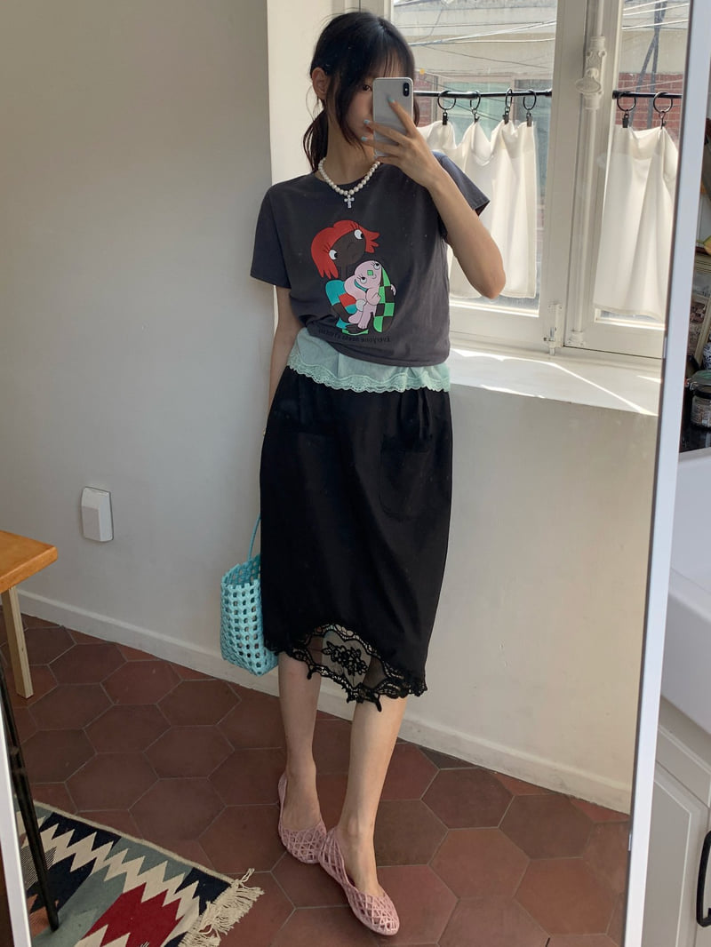 Tarabymotion - Korean Women Fashion - #thelittlethings - Apron Skirt - 2