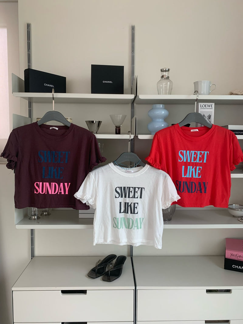 Tarabymotion - Korean Women Fashion - #vintageinspired - Sunny Tee - 10