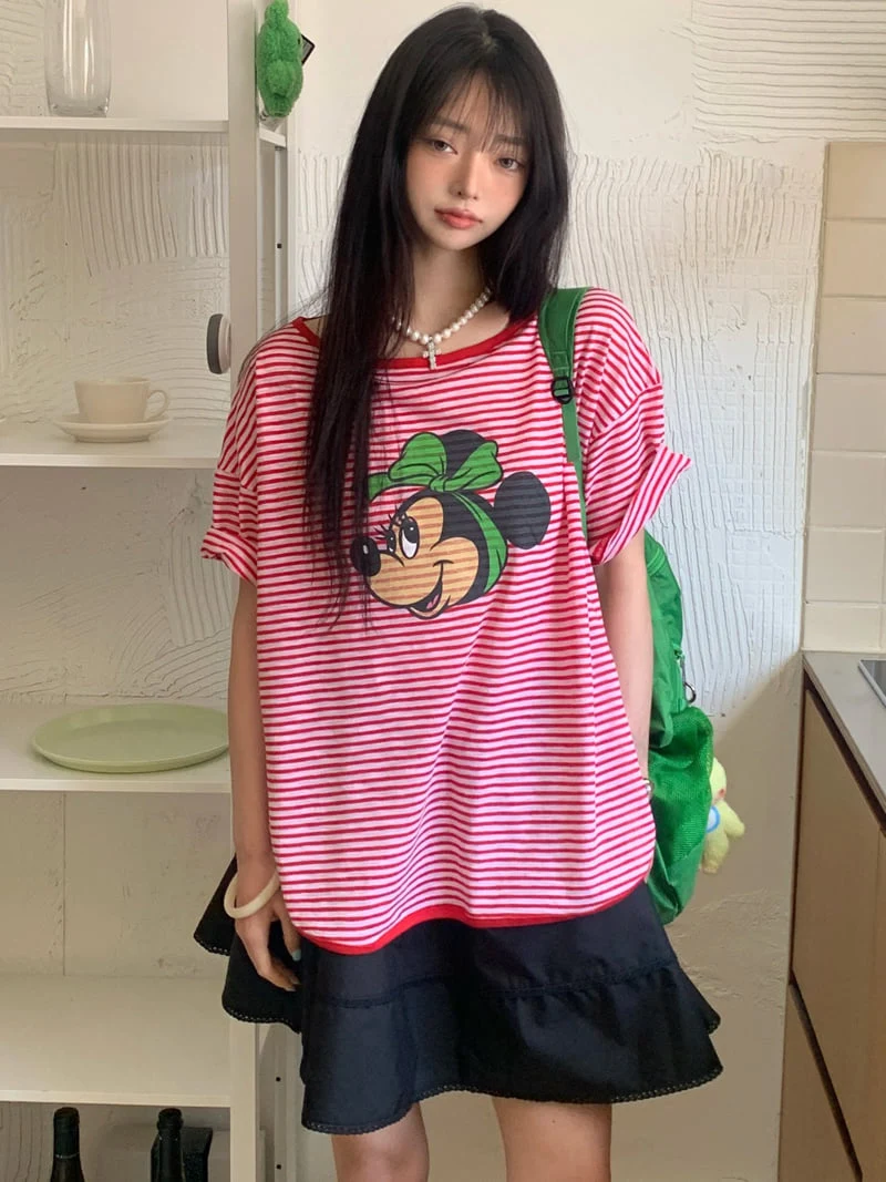 Tarabymotion - Korean Women Fashion - #vintagekidsstyle - Mini Turban Tee - 8