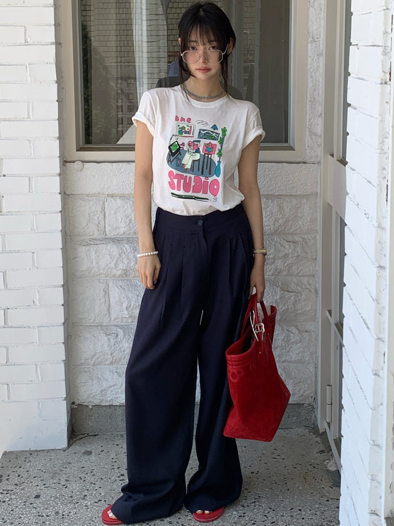 Tarabymotion - Korean Women Fashion - #vintagekidsstyle - Sand Linen Pants - 5