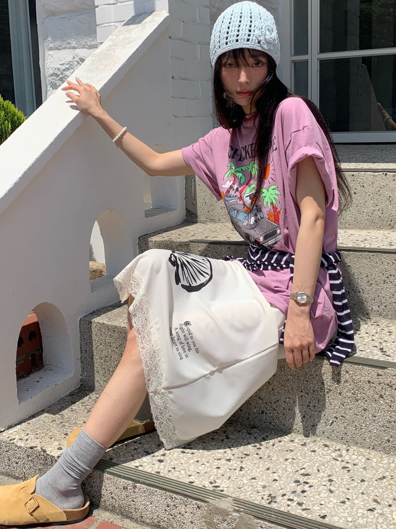Tarabymotion - Korean Women Fashion - #vintagekidsstyle - Chicken Pie Tee - 3