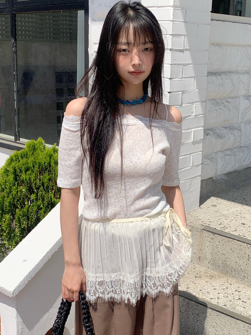 Tarabymotion - Korean Women Fashion - #vintagekidsstyle - Pleated Wrap Skirt - 2