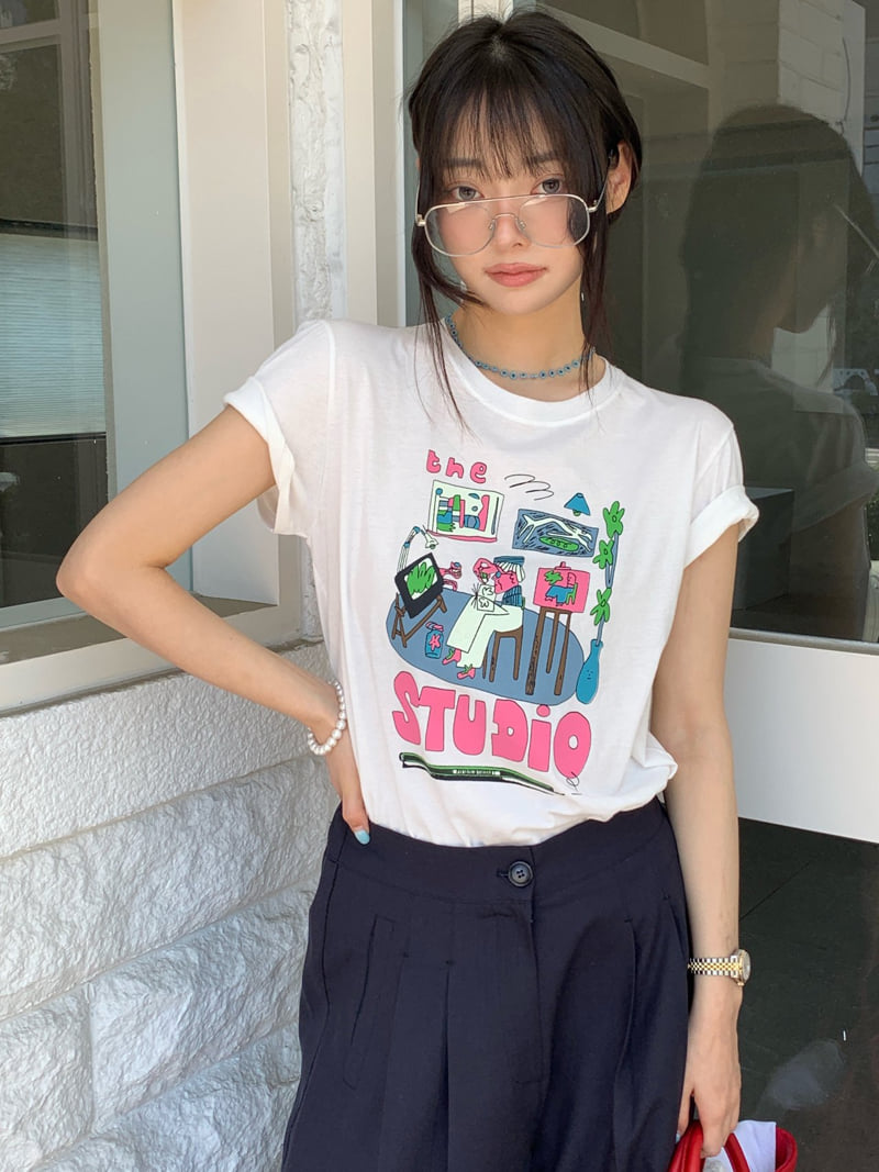 Tarabymotion - Korean Women Fashion - #vintagekidsstyle - Studio Tee