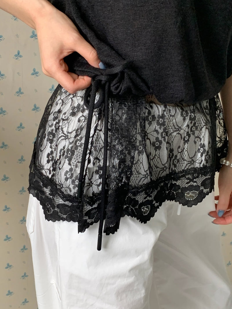 Tarabymotion - Korean Women Fashion - #vintagekidsstyle - Double Lace Necklace - 8