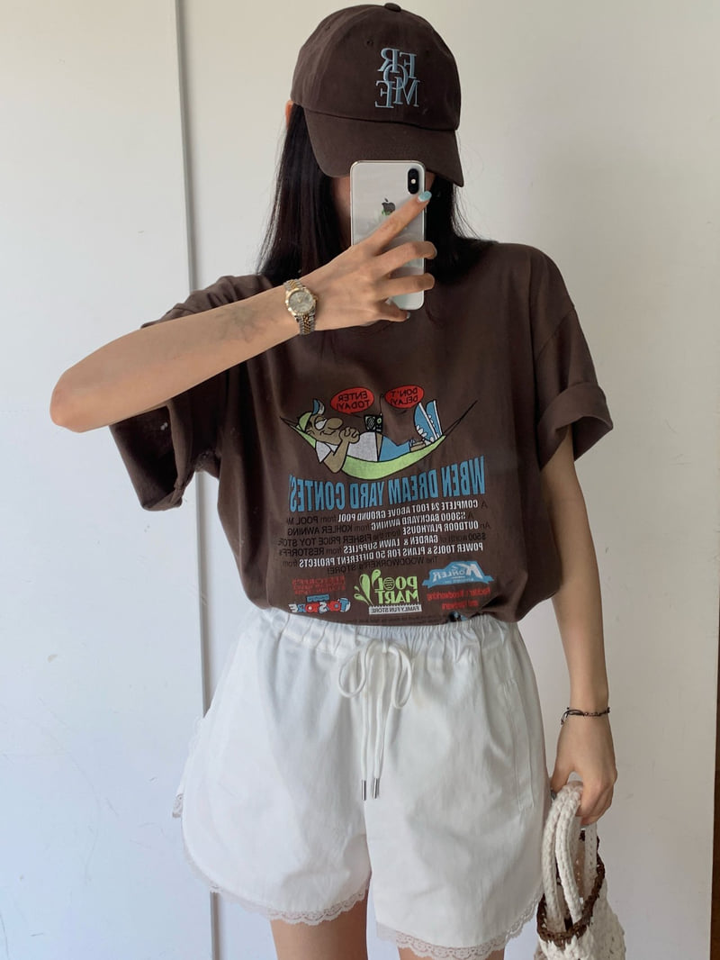 Tarabymotion - Korean Women Fashion - #momslook - Hammock Tee - 4