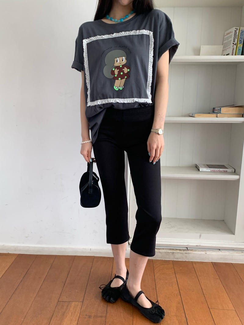 Tarabymotion - Korean Women Fashion - #womensfashion - Capri Pants - 3