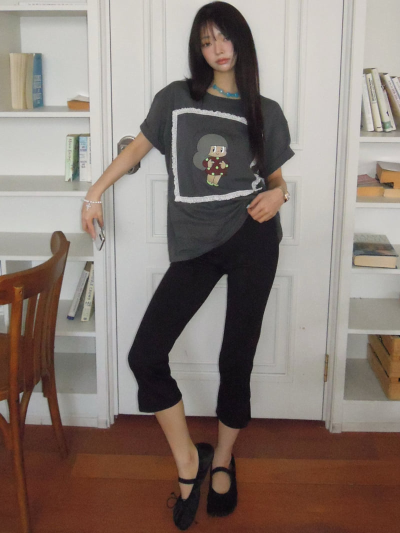 Tarabymotion - Korean Women Fashion - #womensfashion - Capri Pants - 5