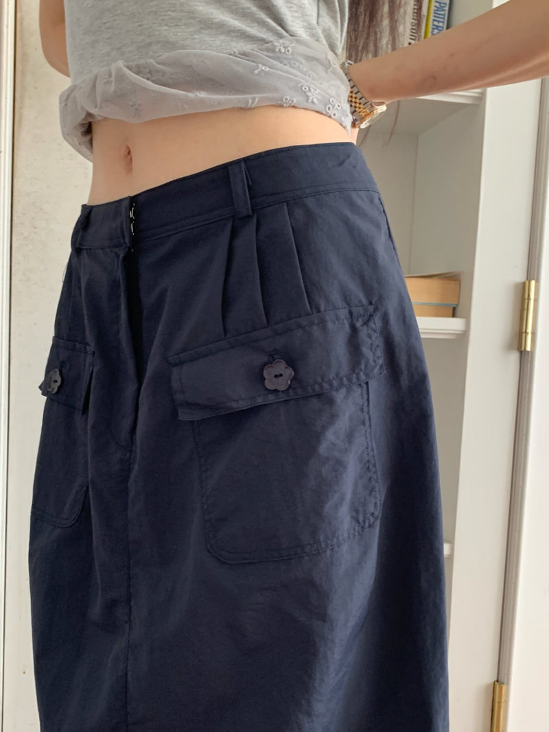 Tarabymotion - Korean Women Fashion - #momslook - Pocket Skirt - 4