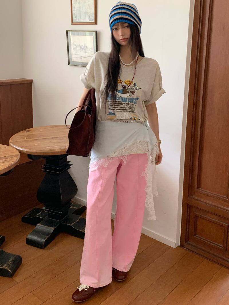 Tarabymotion - Korean Women Fashion - #womensfashion - Snap Jeans - 8
