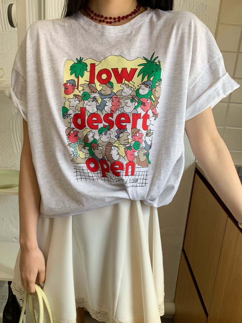Tarabymotion - Korean Women Fashion - #womensfashion - Open World Tee - 3