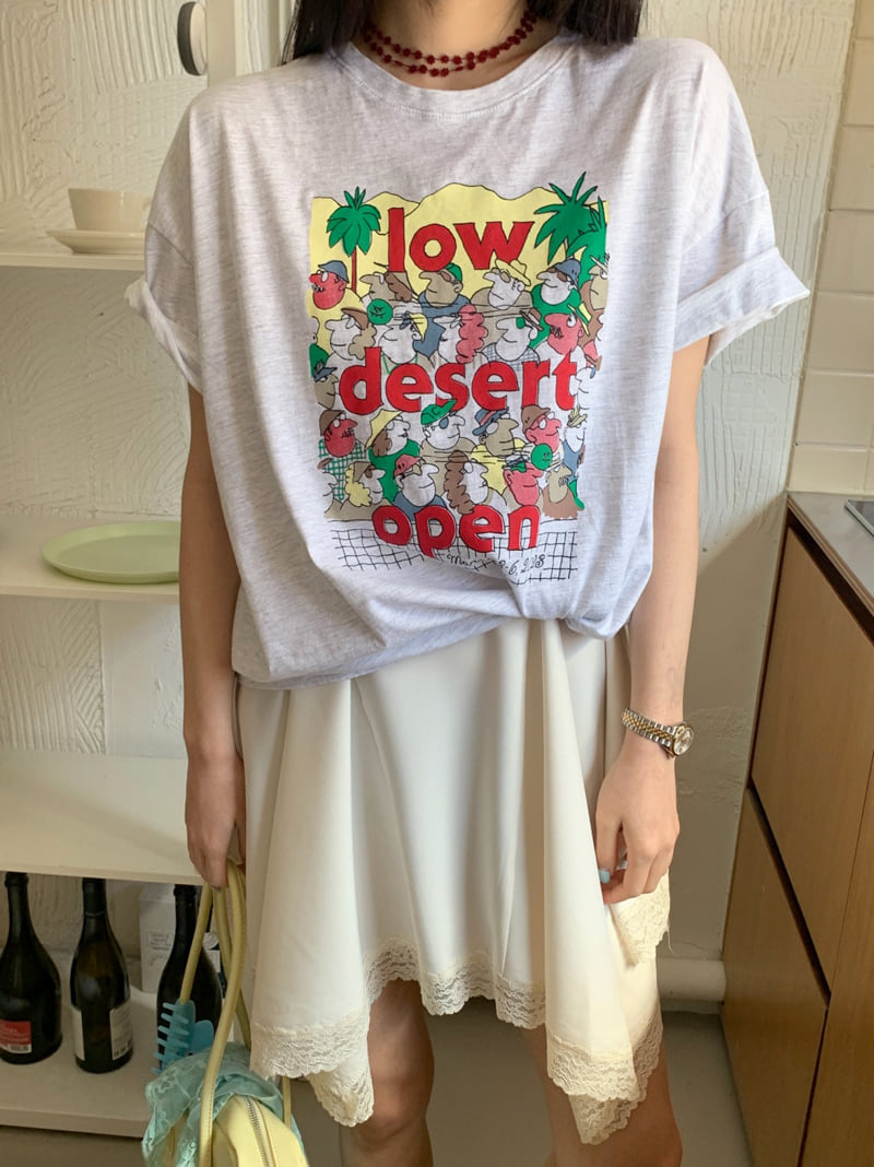 Tarabymotion - Korean Women Fashion - #womensfashion - Open World Tee - 7