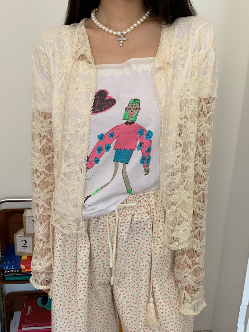 Tarabymotion - Korean Women Fashion - #womensfashion - Square Balloon Tee - 3