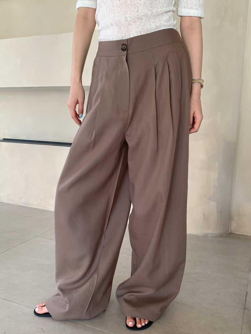 Tarabymotion - Korean Women Fashion - #womensfashion - Sand Linen Pants - 3