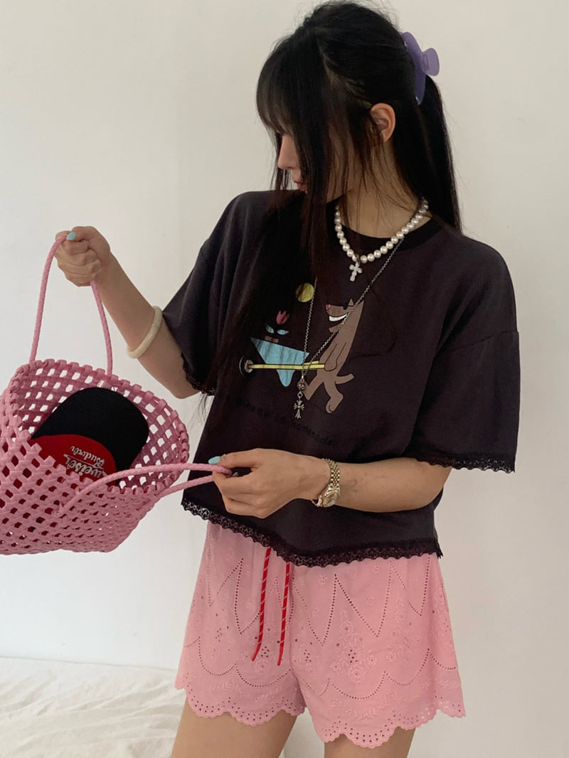 Tarabymotion - Korean Women Fashion - #womensfashion - Cart Tee - 6