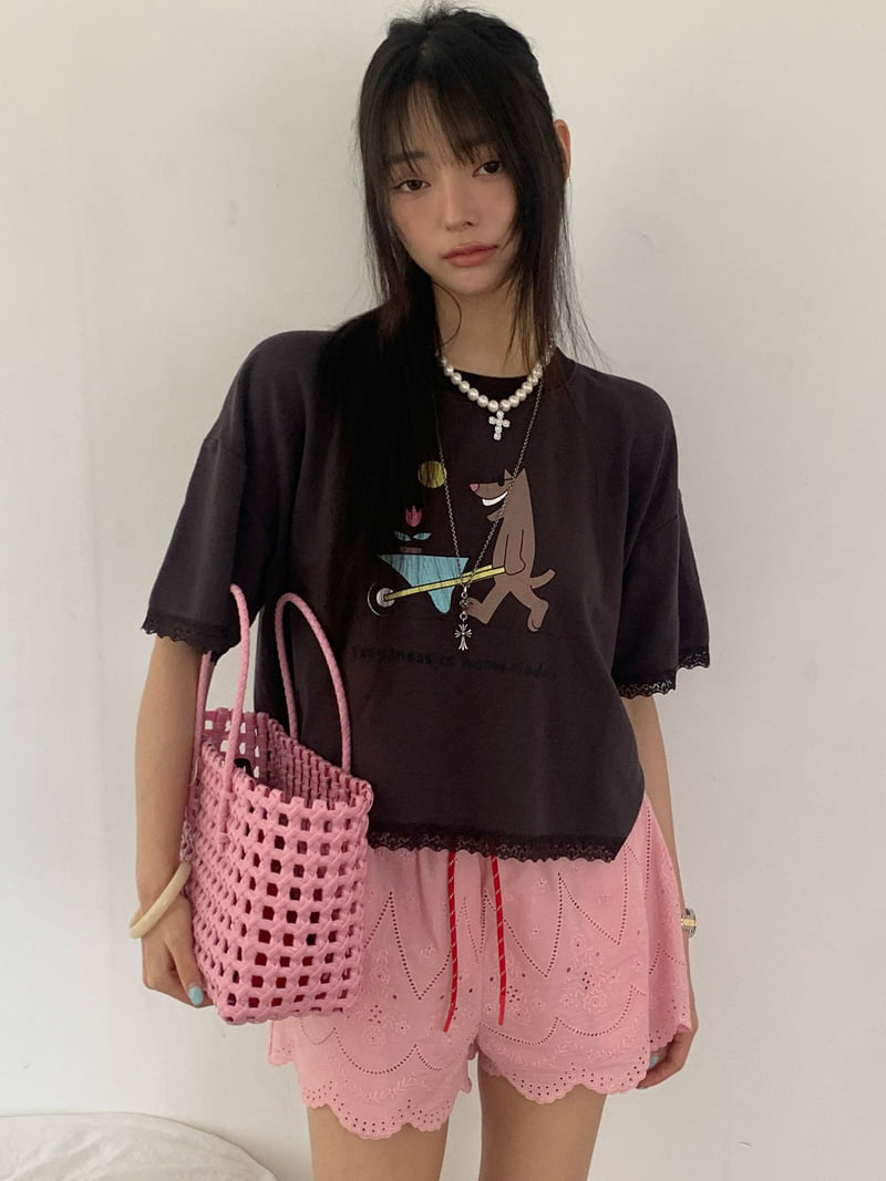 Tarabymotion - Korean Women Fashion - #womensfashion - Cart Tee - 8