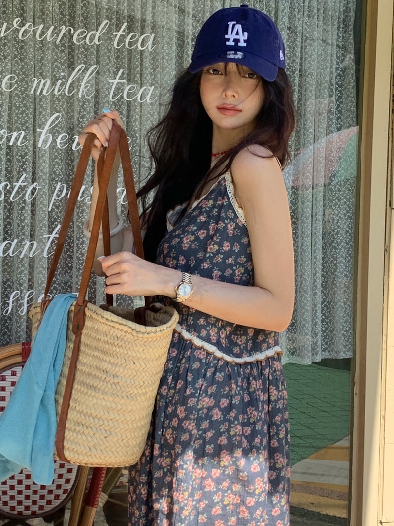 Tarabymotion - Korean Women Fashion - #womensfashion - Rose Combo One-piece